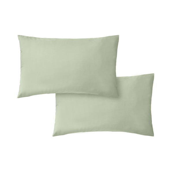 Poszewki na poduszki z perkalu bawełnianego zestaw 2 szt. 50x75 cm Cotton Percale – Bianca