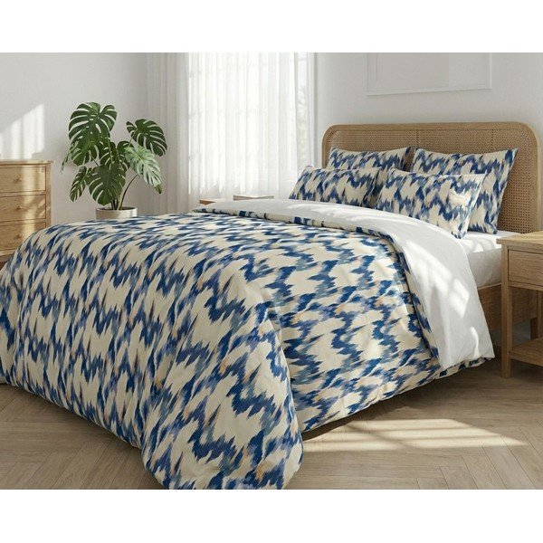Niebieska pościel jednoosobowa 200x140 cm Sapphire – Mijolnir