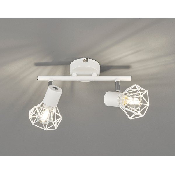 Biała lampa punktowa 8x25 cm Ran – Fischer & Honsel-image-1