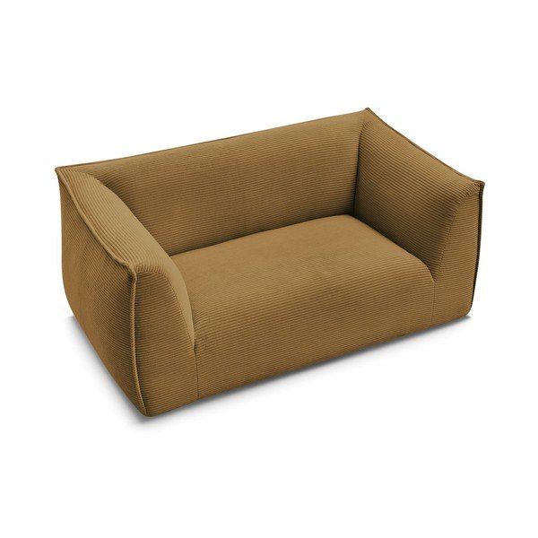 Musztardowa sztruksowa sofa 170 cm Giorgia – Bobochic Paris-image-3