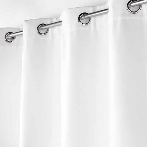 Biała zasłona termiczna z mikrowłókna 135x260 cm Micropolar – douceur d'intérieur-image-1