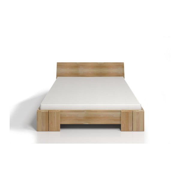 Łóżko 2-osobowe z drewna bukowego ze schowkiem SKANDICA Vestre Maxi, 140x200 cm-image-1