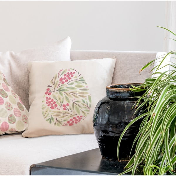 Poduszka Butter Kings z bawełny Spring Eggs II., 45x45 cm-image-1