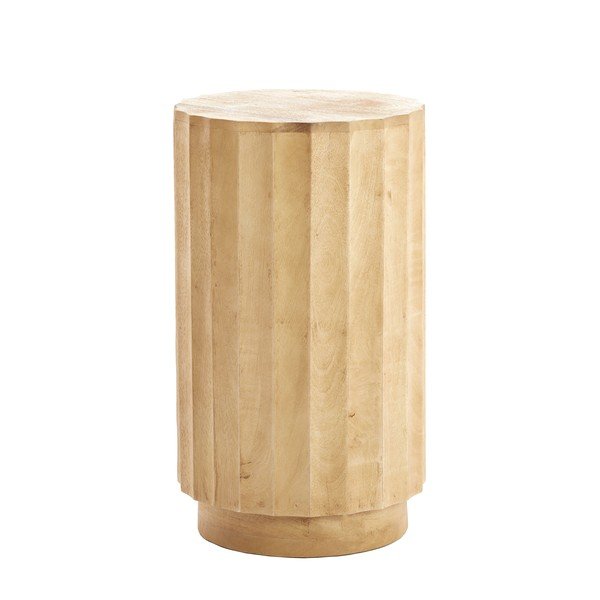 Okrągły stolik z litego drewna mango ø 35 cm Ellena – Light & Living