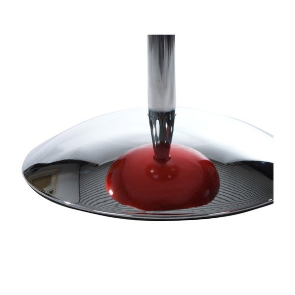Zestaw 2 czerwonych krzeseł obrotowych Kokoon Design Bowl-image-2