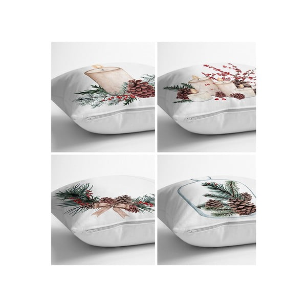 Poszewki na poduszki zestaw 4 szt. 43x43 cm – Minimalist Cushion Covers-image-1