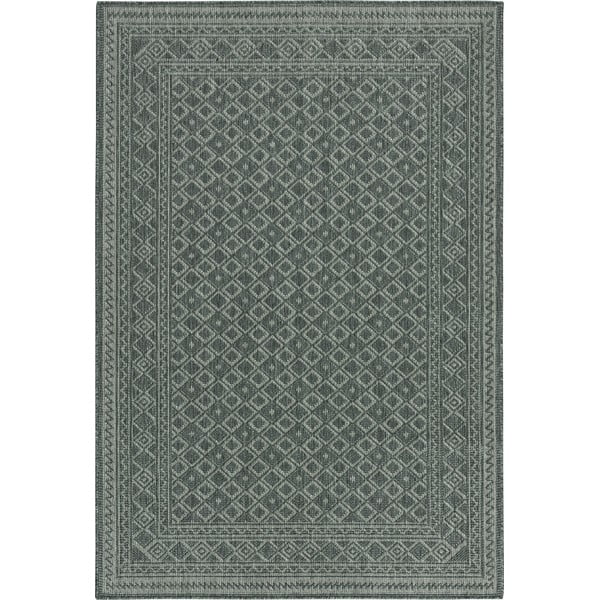 Zielony dywan odpowiedni na zewnątrz 290x200 cm Terrazzo – Floorita