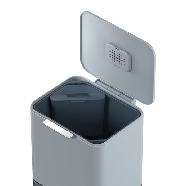 Kosz na śmieci do segregacji odpadów 30+30 l Totem Max Sky – Joseph Joseph-image-4