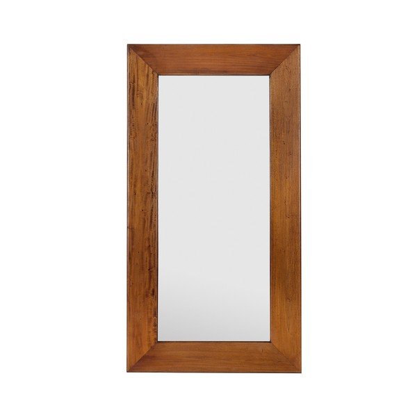 Lustro w ramie z drewna mahoniowego Moycor Flamingo, 80x150 cm