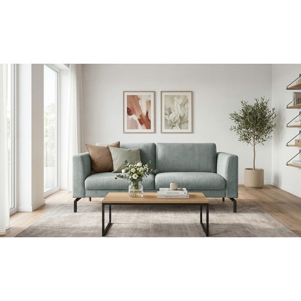Jasnoszara sofa 165 cm Gomero – Scandic-image-1