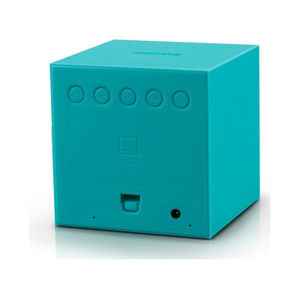 Turkusowy budzik LED Gingko Gravitry Cube-image-4