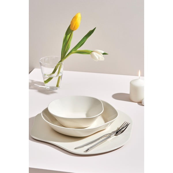 Zestaw 2 białych talerzy Kütahya Porselen Basic, ø 24 cm-image-1