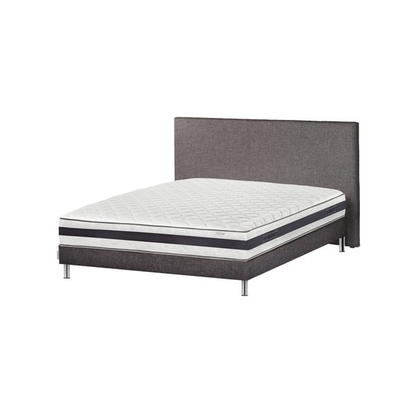 Łóżko z materacem i zagłówkiem Novative Manege, 160x200 cm