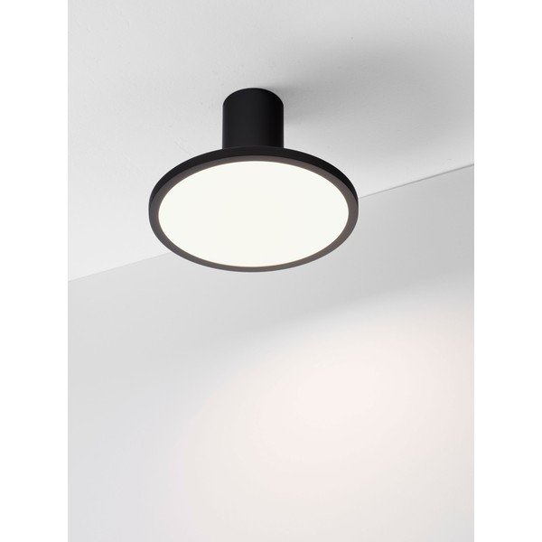Aluminiowa lampa sufitowa LED z elastyczną konstrukcją w kolorze matowej czerni Ekei – Nova Luce-image-3