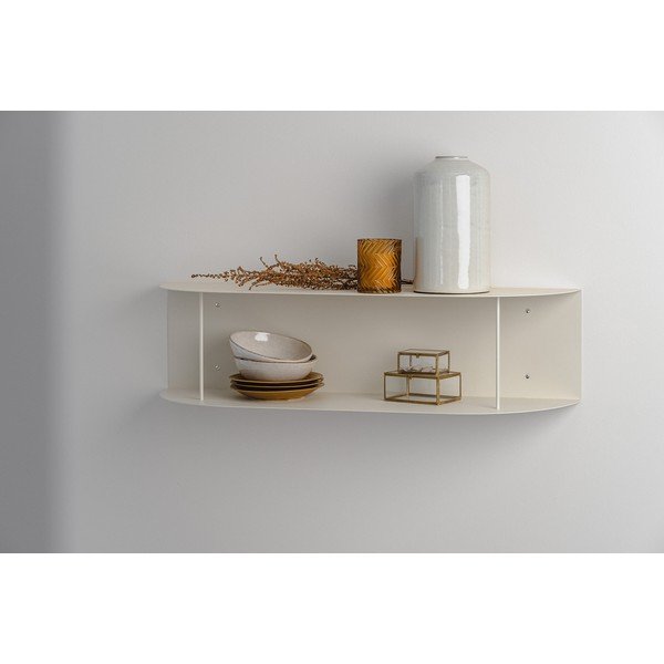 Czarna wielopoziomowa metalowa półka 80 cm Lina – noo.ma-image-1