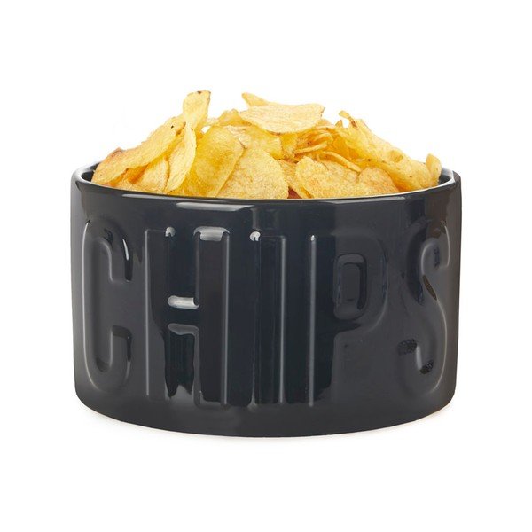 Czarna ceramiczna miska do serwowania 1 l Chips – Balvi-image-3
