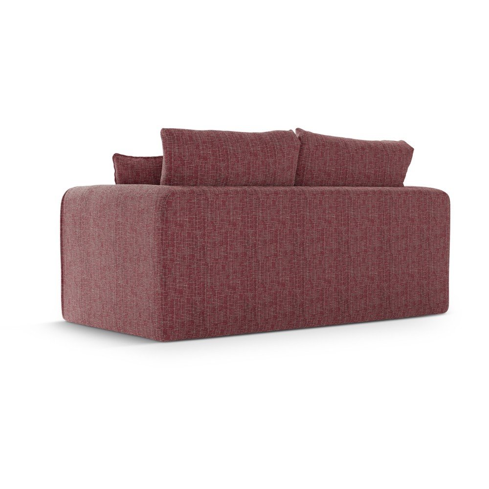 Ciemnoróżowa rozkładana sofa 158 cm Lido – Micadoni (zdjęcie 4)