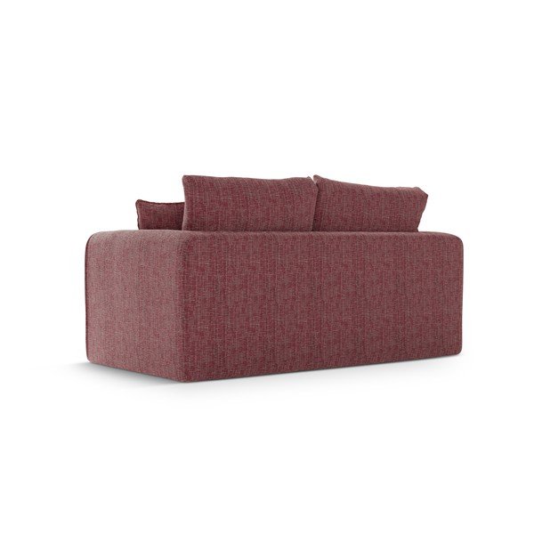 Ciemnoróżowa rozkładana sofa 158 cm Lido – Micadoni -image-3