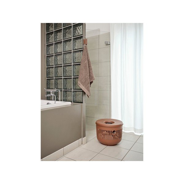 Brązowy bawełniany ręcznik 50x100 cm – Zone-image-3