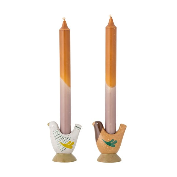 Kamionkowe świeczniki zestaw 2 szt. Reem – Bloomingville-image-3