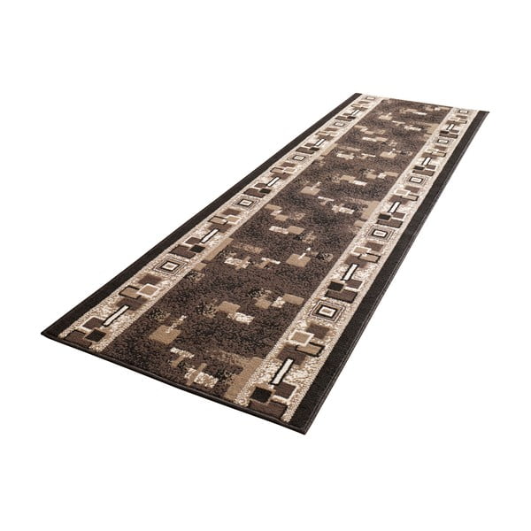 Brązowy dywan chodnikowy 80x200 cm Cube – Hanse Home-image-2