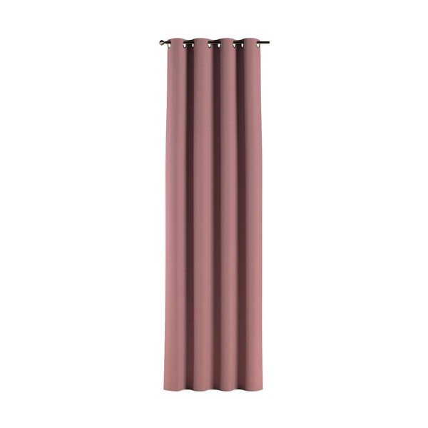 Różowa zasłona 260x130 cm Cotton Story – Yellow Tipi-image-2