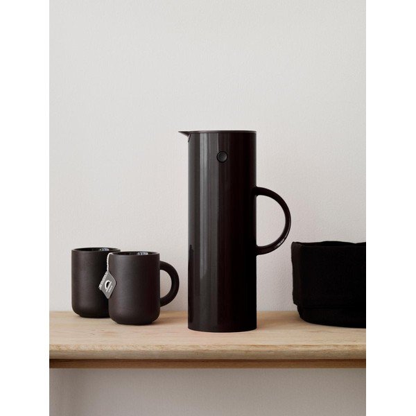 Czarny plastikowy dzbanek termos 1 l EM77 – Stelton-image-1
