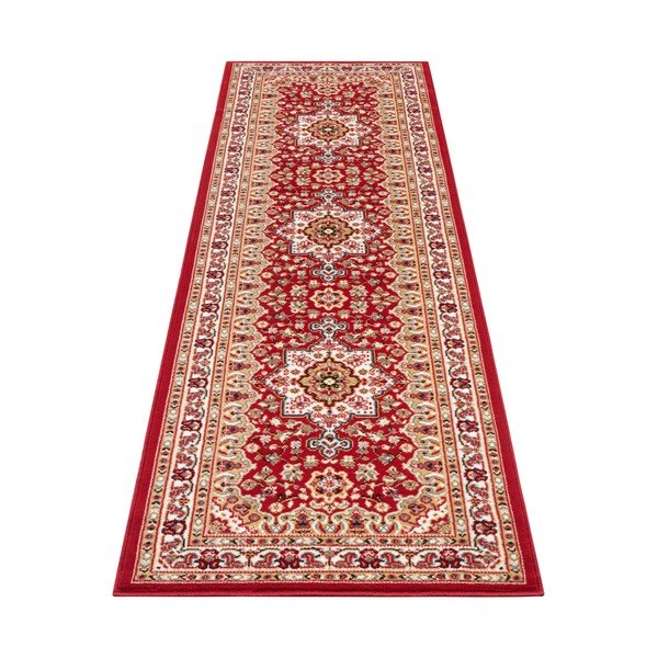 Czerwony chodnik Nouristan Parun Tabriz, 80x250 cm-image-2