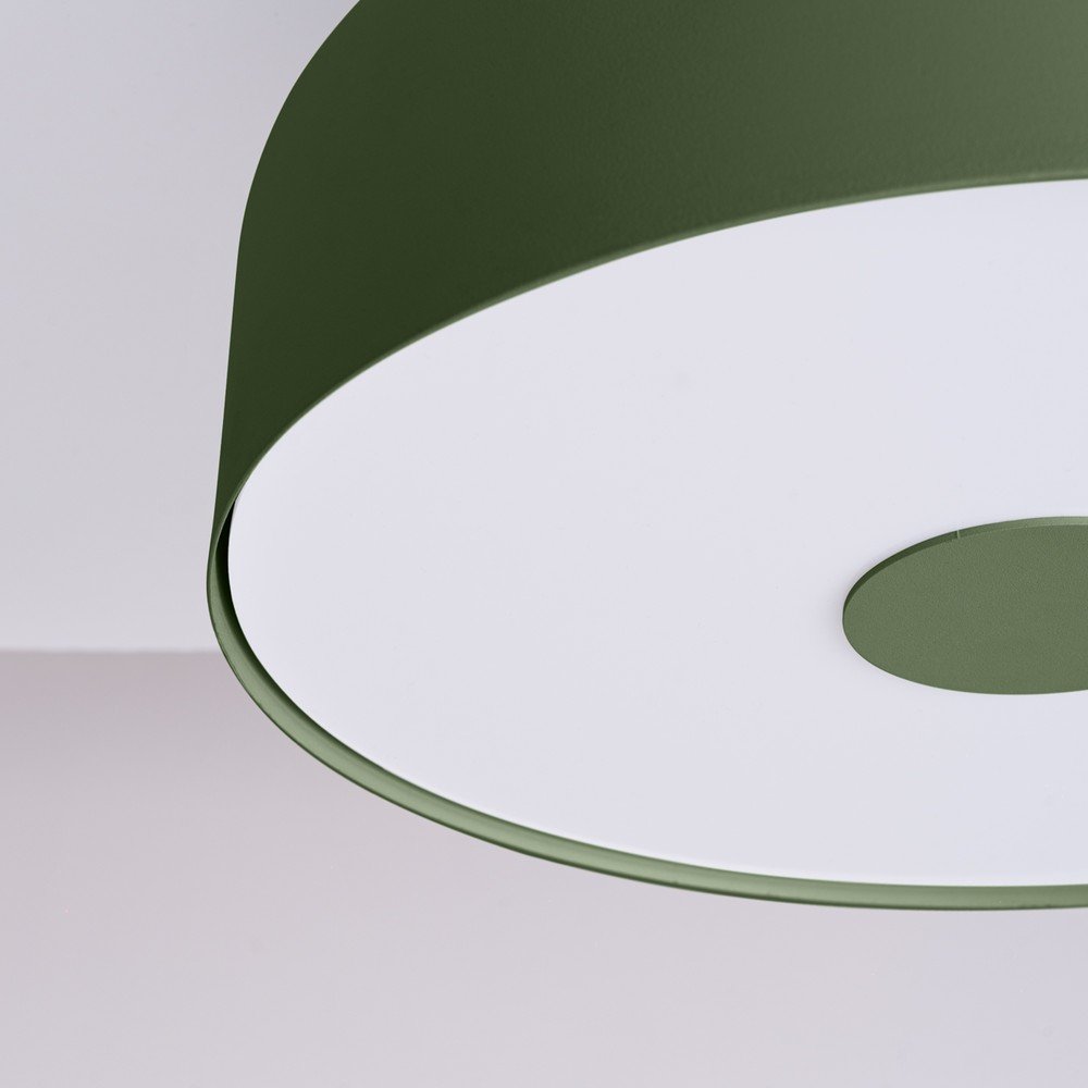 Zielona lampa sufitowa Blacko – Sollux (zdjęcie 11)