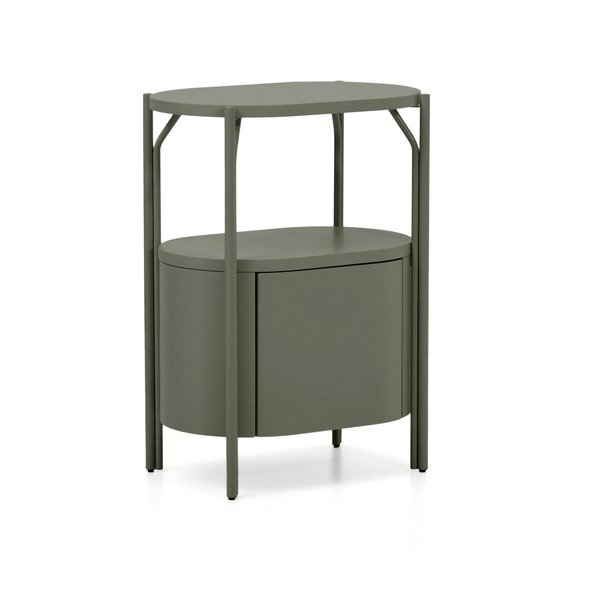 Zielona szafka pod umywalkę 60x81 cm Arely – Kave Home-image-2