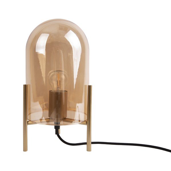 Szklana lampa stołowa w kolorze złota Leitmotiv Glass Bell-image-2