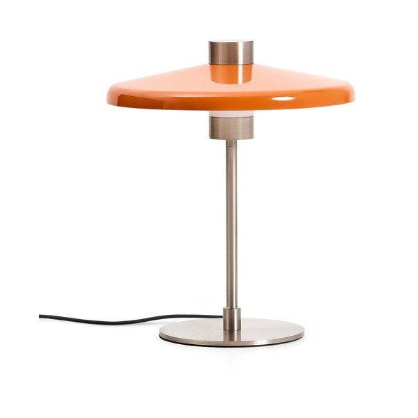 Pomarańczowa lampa stołowa z metalowym kloszem (wysokość 32,5 cm) Nuvira – Kave Home