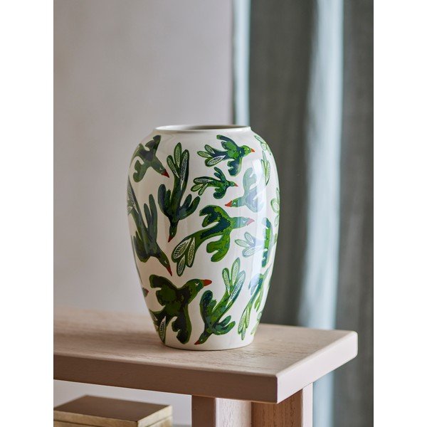 Kamionkowy wazon (wysokość 33 cm) Birdliva – Bloomingville-image-1