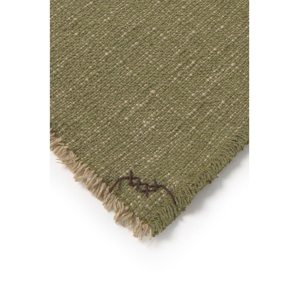 Bawełniany koc w kolorze khaki 130x180 cm Handloom – Lorena Canals-image-4