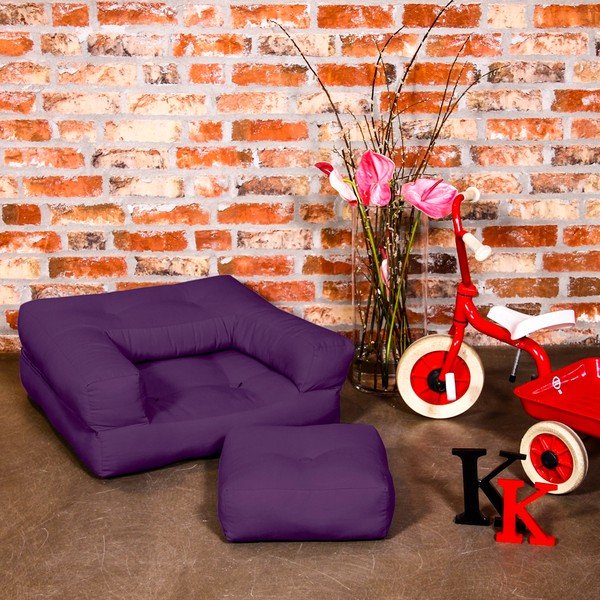 Fotel dziecięcy Karup Baby Cube Purple-image-1
