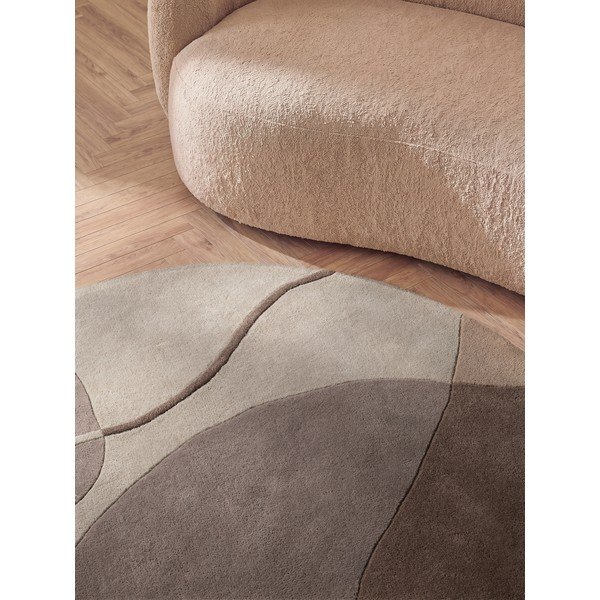 Fioletowy wełniany okrągły dywan ø 160 cm Virelle – Villeroy&Boch-image-3