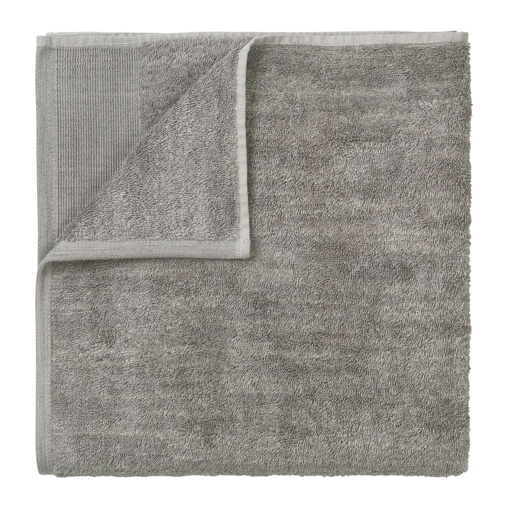 Szary bawełniany ręcznik Blomus, 100x50 cm