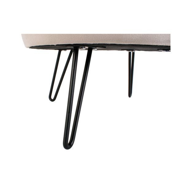 Szare aksamitne legowisko dla czworonogów Leitmotiv Throne-image-1