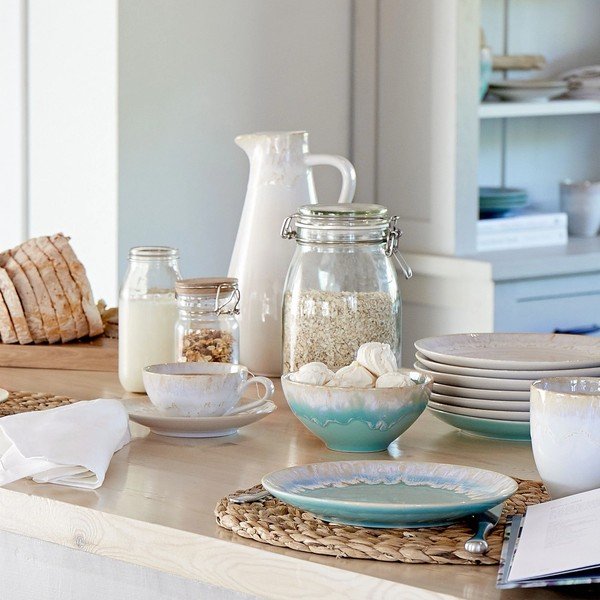 Turkusowy kamionkowy talerz deserowy ø 22 cm Taormina – Casafina-image-2