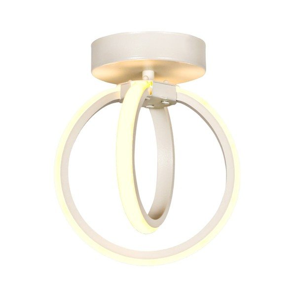 Biała metalowa lampa sufitowa LED Sezen – Squid Lighting