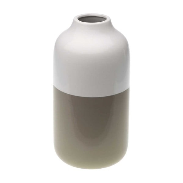Brązowo-biały wazon ceramiczny Versa Turno, wys. 23,2 cm