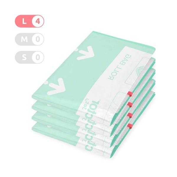 Worki próżniowe zestaw 4 szt. Roll Up L – Compactor-image-1