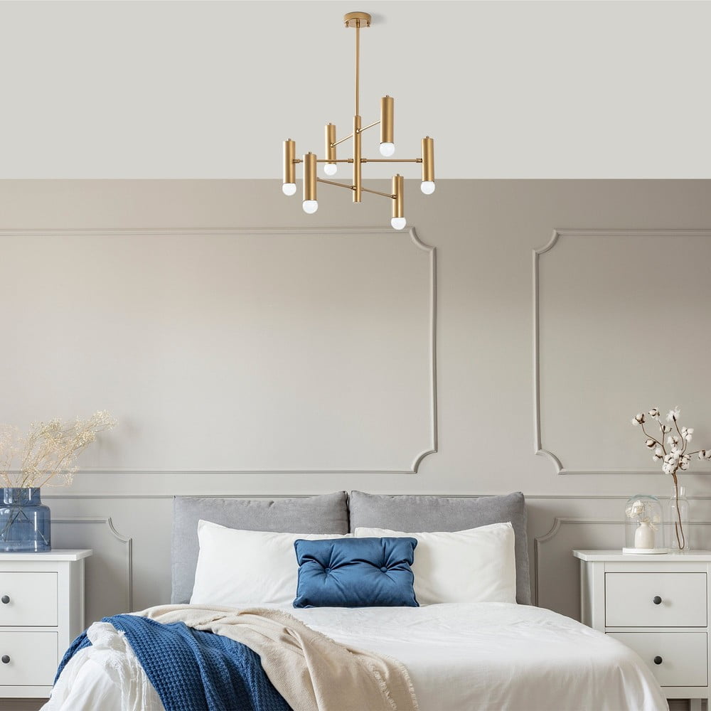 Lampa wisząca w kolorze złota z metalowym kloszem Gharib – Opviq lights (zdjęcie 3)