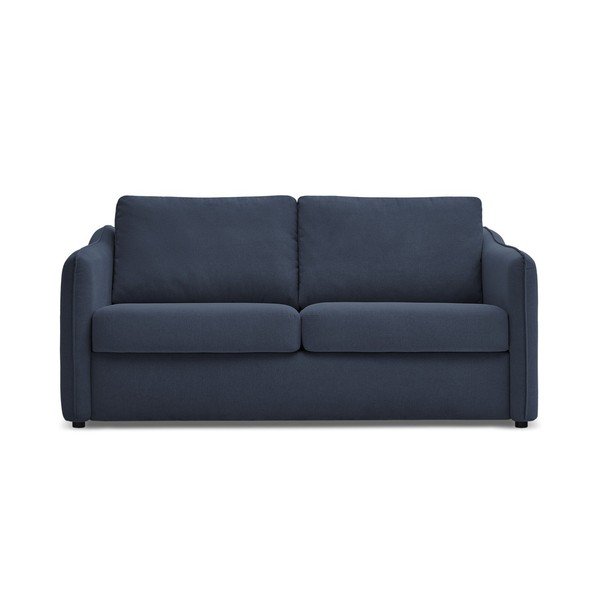 Ciemnoniebieska sofa do spania/rozkładana 178 cm Lenny – Bobochic Paris