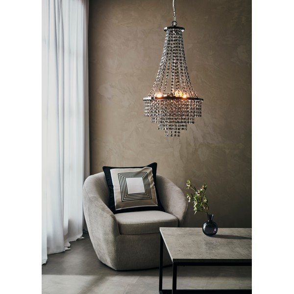Czarna lampa wisząca Markslöjd Allington Chandelier, ø 38 cm-image-1