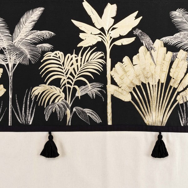 Beżowo-czarna zasłona 140x240 cm Karaba – douceur d'intérieur-image-3