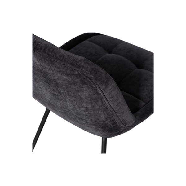 Ciemnoszare aksamitne krzesła zestaw 2 szt. Crate – BePureHome-image-4