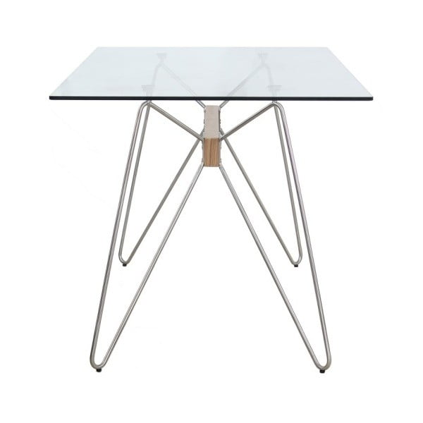 Stół do jadalni z czarnymi nogami Marckeric Nicole, 160x90 cm-image-2