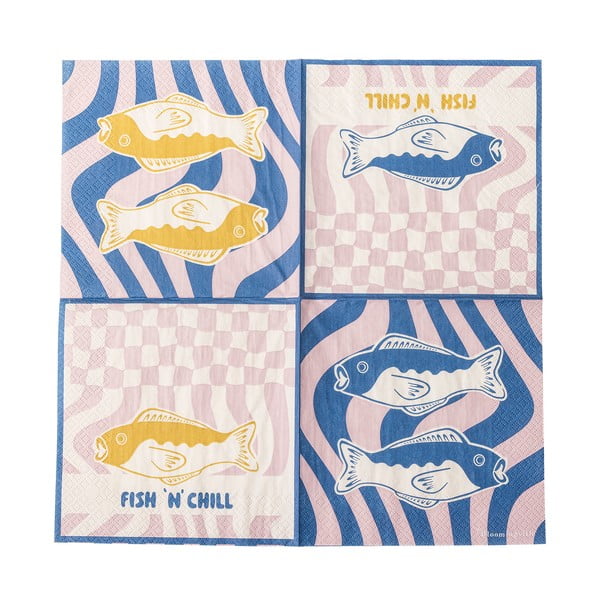 Papierowe serwetki zestaw 20 szt. 33x33 cm Remy – Bloomingville