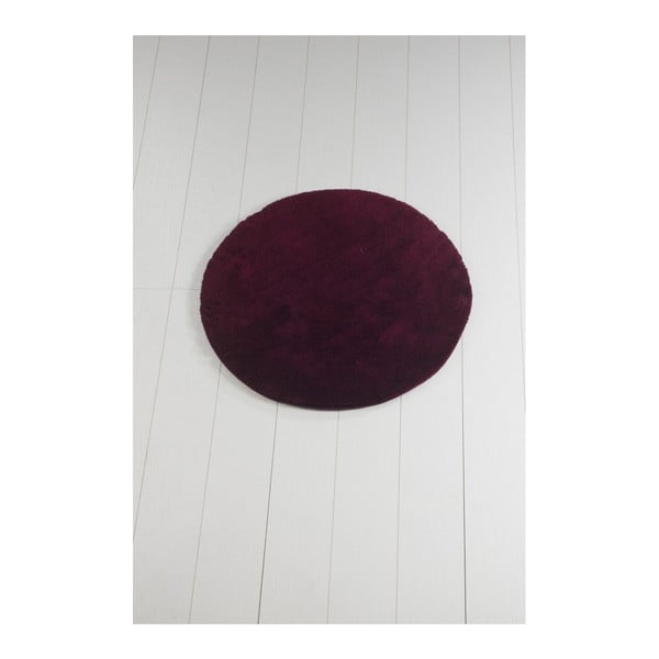 Ciemnofioletowy dywanik łazienkowy Colors of Cap, ⌀ 90 cm